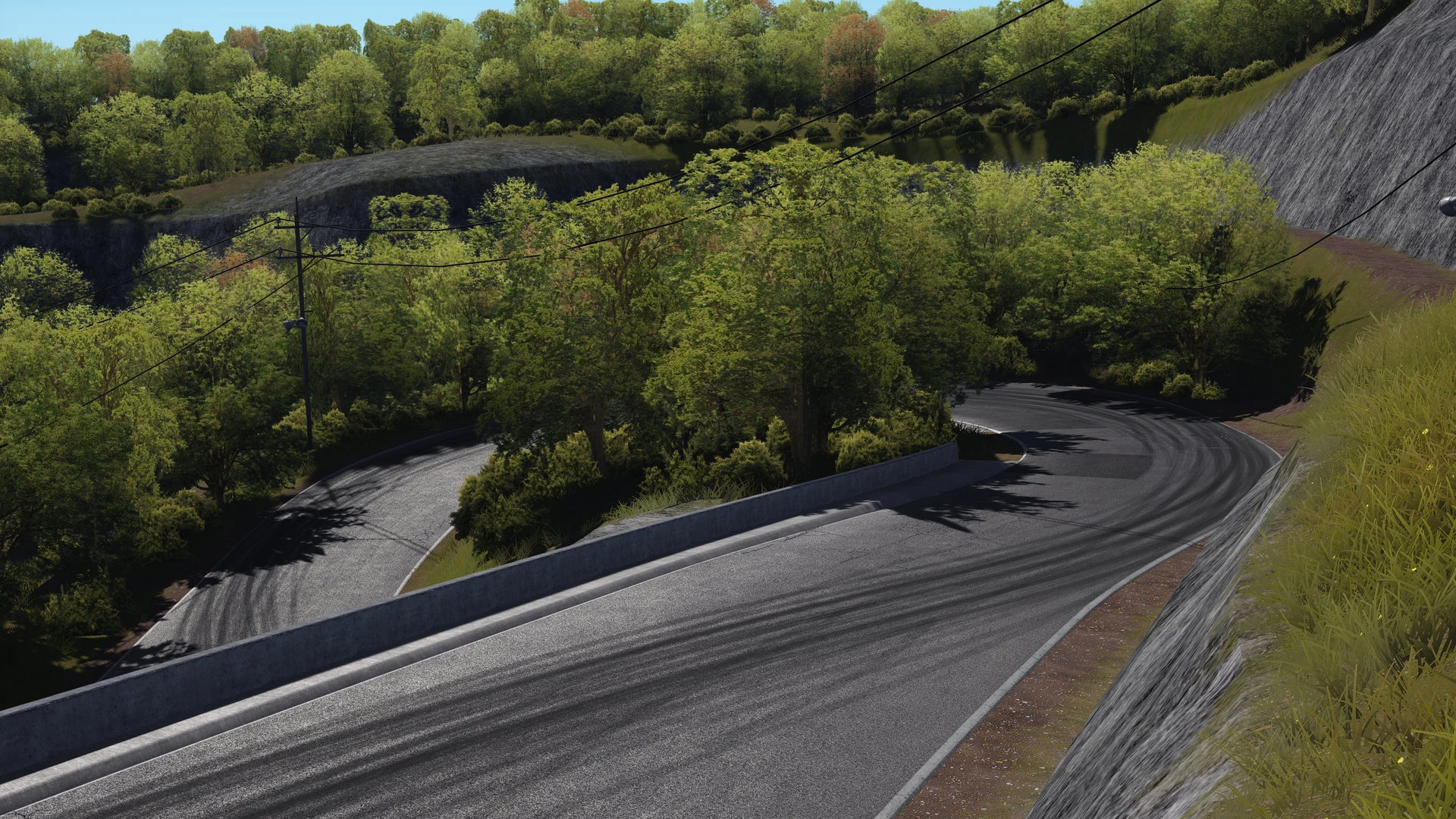 Final touge stretch with properly made Assetto Corsa Y-trees
