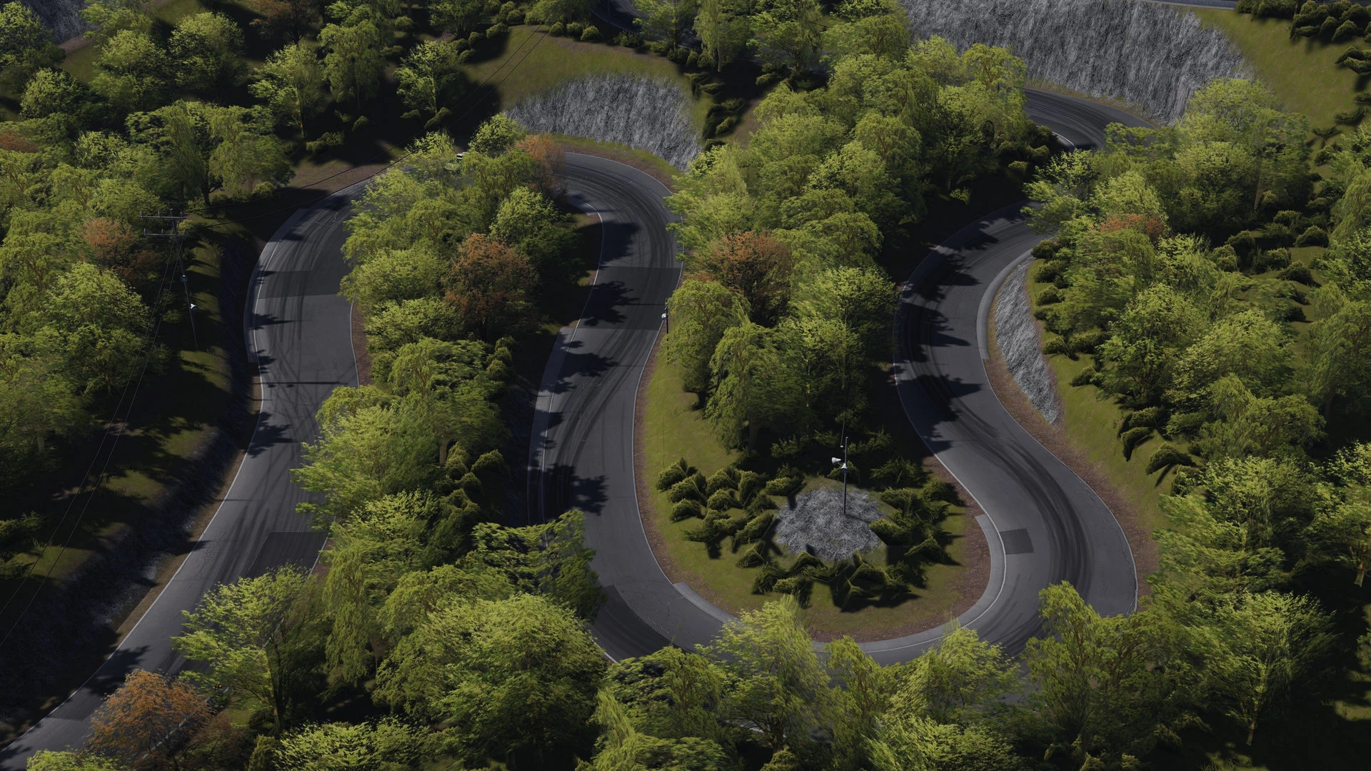 Bird&rsquo;s eye view of the Deriphill touge